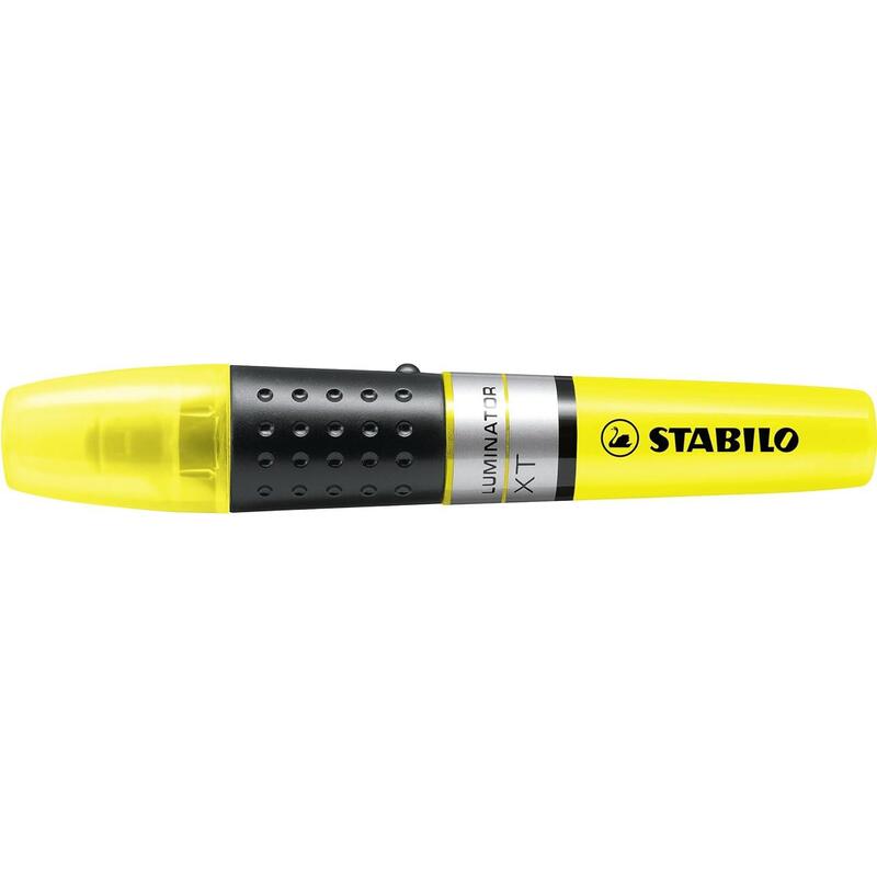 Pack De 5 Unidades Stabilo Iluminator Marcador Fluorescente - Mayor Suministro De Tinta - Zona De Agarre - Trazo Entre