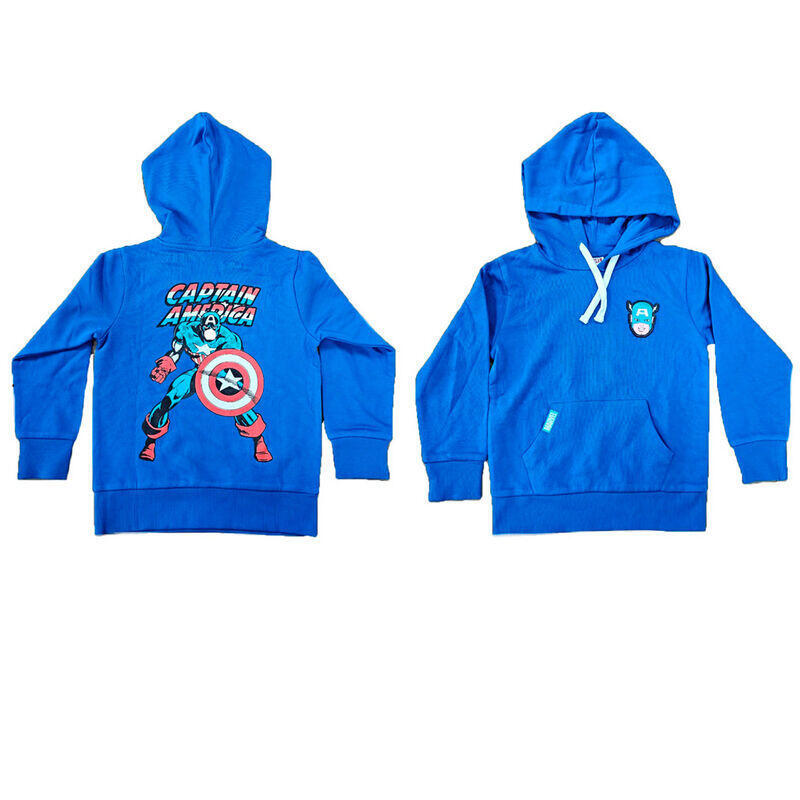 Pack De 5 Unidades - Sudadera Capucha Capitan America Marvel