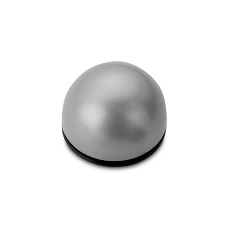 Pack De 5 Unidades - Tope Adhesivo Flexible Gris Metalizado (Blister 2 Unid.) Inofix