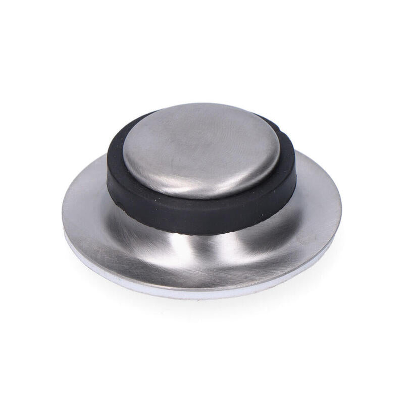 Pack De 5 Unidades - Tope Puerta Autoadhesivo Inox.