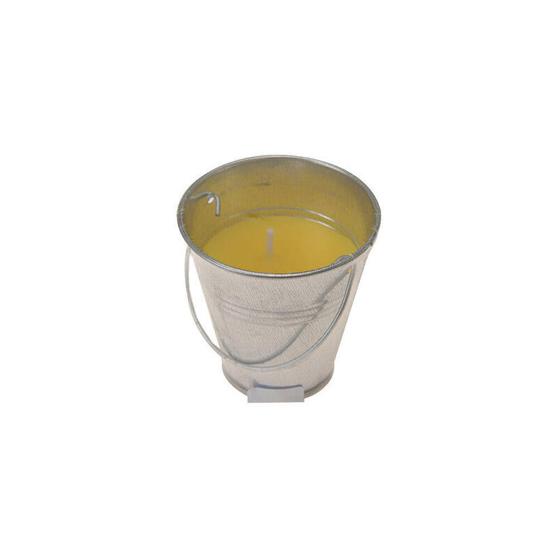 Pack De 5 Unidades - Vela Citronela Con Recipiente Metálico 30 G Ø6,5 Cm