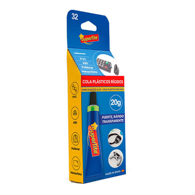 Pack De 6 Unidades - Adhesivo Plásticos Rígidos Blister 20 Ml