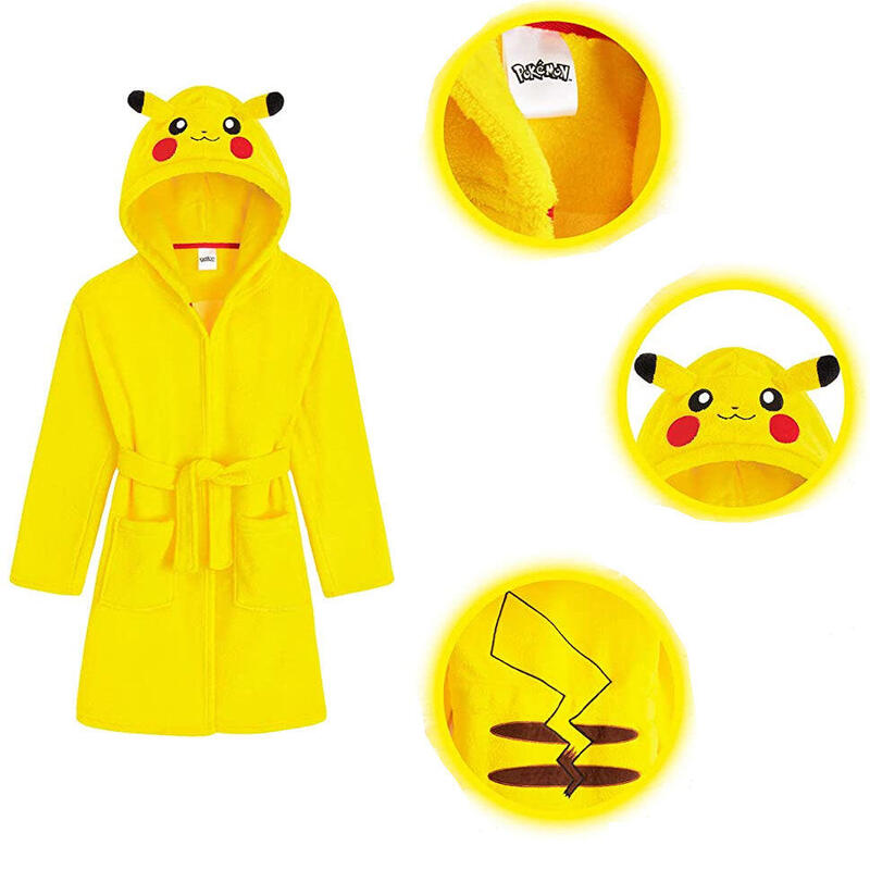 Pack De 6 Unidades - Bata Pikachu Pokemon Adulto