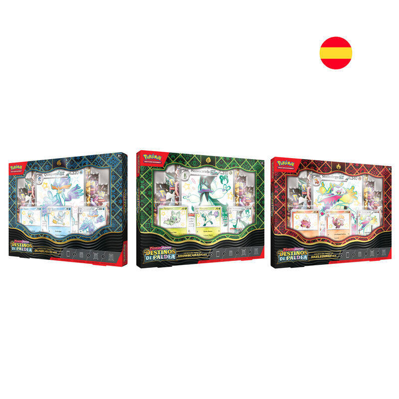 Pack De 6 Unidades - Blister Juego Cartas Coleccionables Destinos De Paldea Escarlata Y Purpura Pokemon Español Surtido