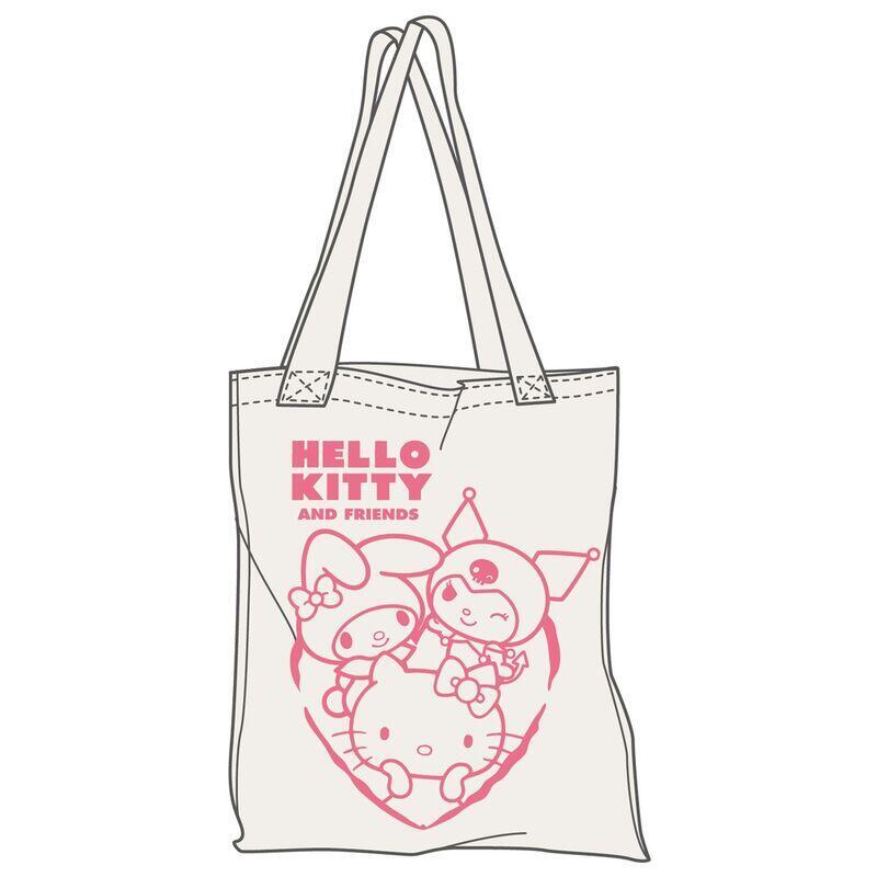 Pack De 6 Unidades - Bolsa Shopping Hello Kitty And Friends