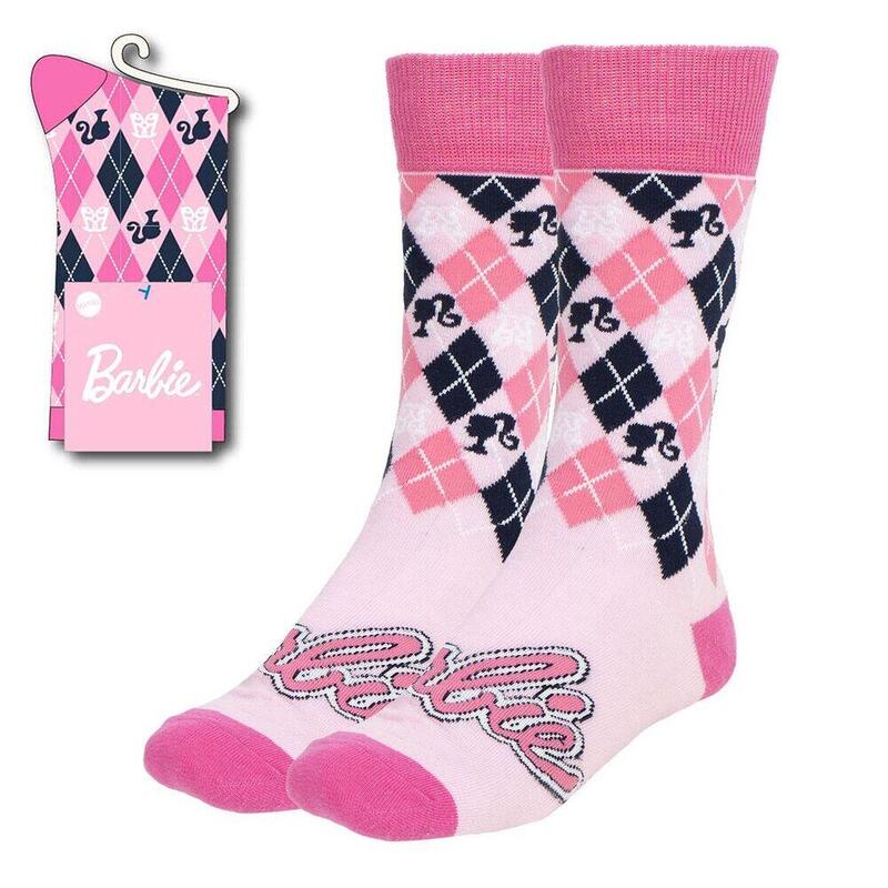 Pack De 6 Unidades - Calcetines Barbie Adulto
