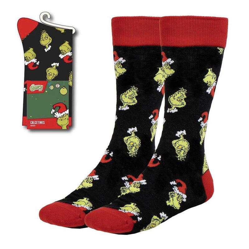 Pack De 6 Unidades - Calcetines Grinch Adulto