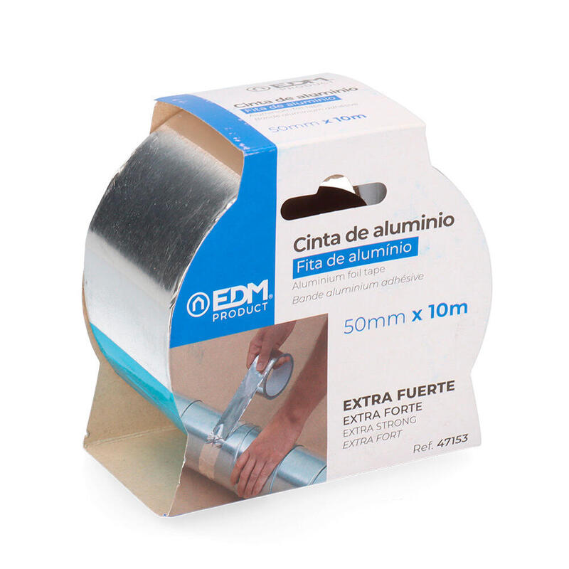 Pack De 6 Unidades - Cinta De Aluminio 50 Mm X 10 M
