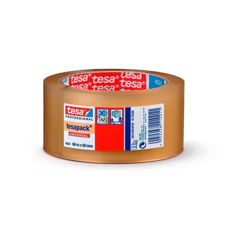 Pack De 6 Unidades - Cinta De Embalar Poliolefina Transparente 50 Mm X 66 M