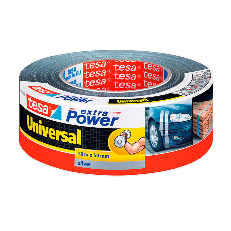 Pack De 6 Unidades - Cinta Universal Plata 50 Mm X 50 M