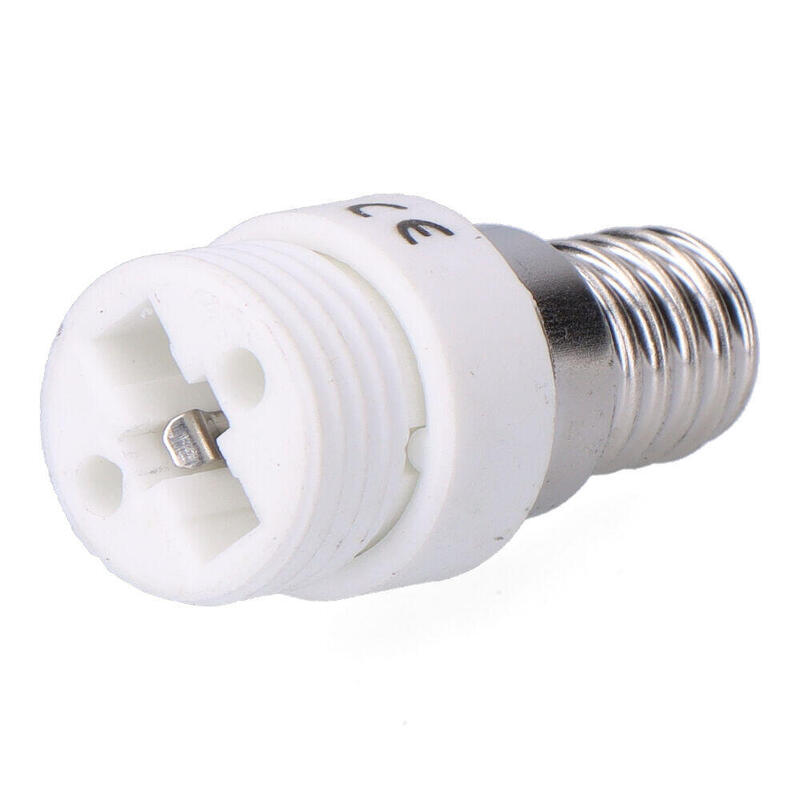 Pack De 6 Unidades - Convertidor De E14 A G9, 2 A 230 V, Blanco, Ø20 X 45 Mm (Retractilado)