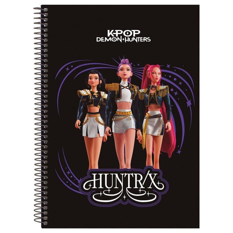 Pack De 6 Unidades - Cuaderno A5 Sound Kpop Demon Hunters