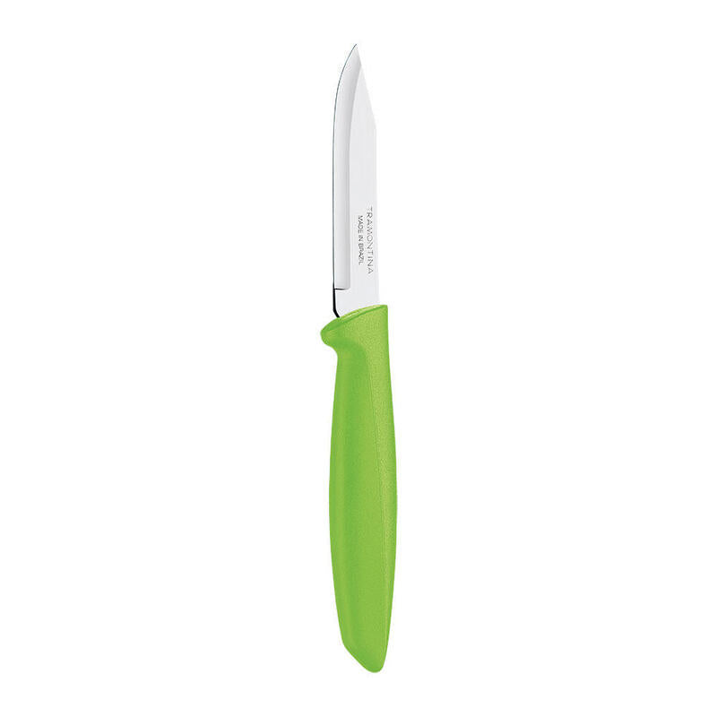 Pack De 6 Unidades - Cuchillo Para Legumbres Y Frutas 3" Plenus Verde 7,62cm Tramontina