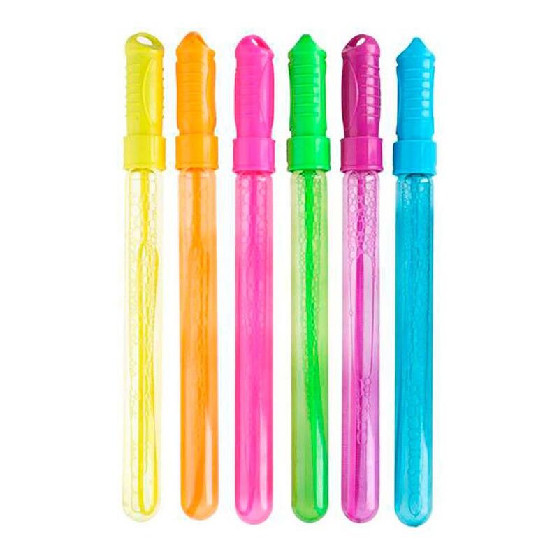 Pack De 6 Unidades - Espada Con Líquido Para Hacer Pompas, Colores Surtidos, 45 Cm, 238 Ml