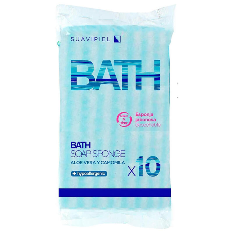 Pack De 6 Unidades - Esponja Desechable Jabonosa, Pack 10 Uds