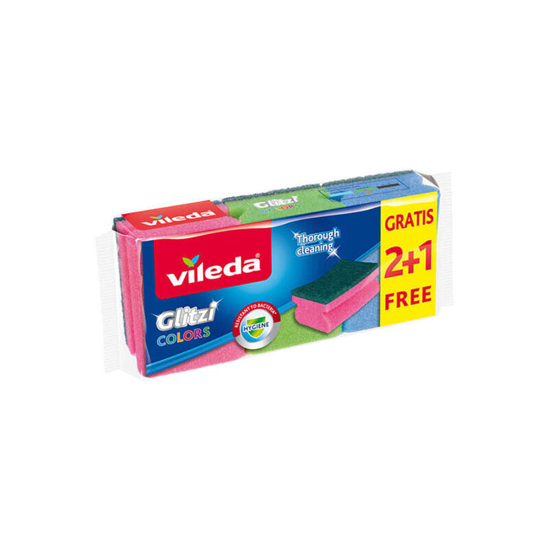 Pack De 6 Unidades - Estropajo Glitzi Colors Salva Uñas 2+1
