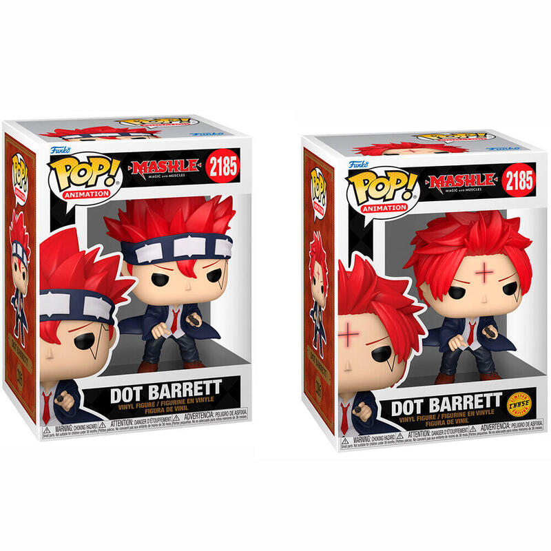 Pack De 6 Unidades - Figura Pop Mashle Dot Barrett 5 + 1 Chase