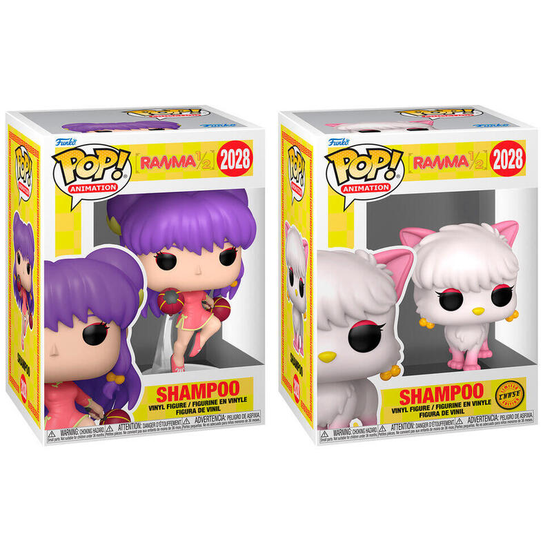 Pack De 6 Unidades - Figura Pop Ranma 1/2 Shampoo 5 + 1 Chase