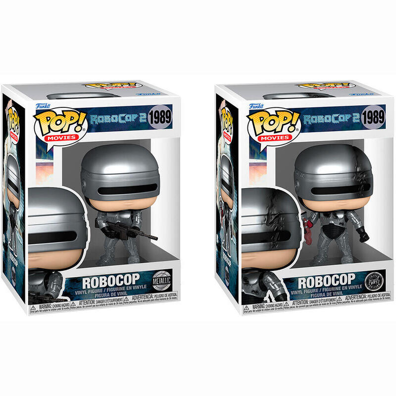 Pack De 6 Unidades - Figura Pop Robocop 2 - Robocop 5 + 1 Chase
