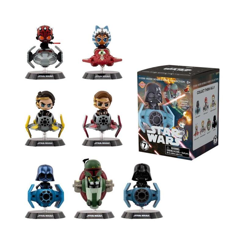 Pack De 6 Unidades - Figura Sorpresa Cosbi Riders Series 1 Star Wars Surtido