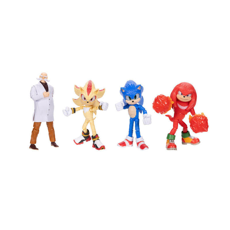 Pack De 6 Unidades - Figura Wave 3 Sonic 3 13cm Surtido