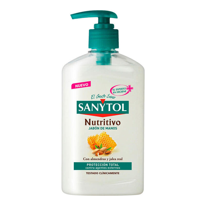 Pack De 6 Unidades - Jabón Manos Nutritivo Con Almendra Y Jalea Real 250 Ml