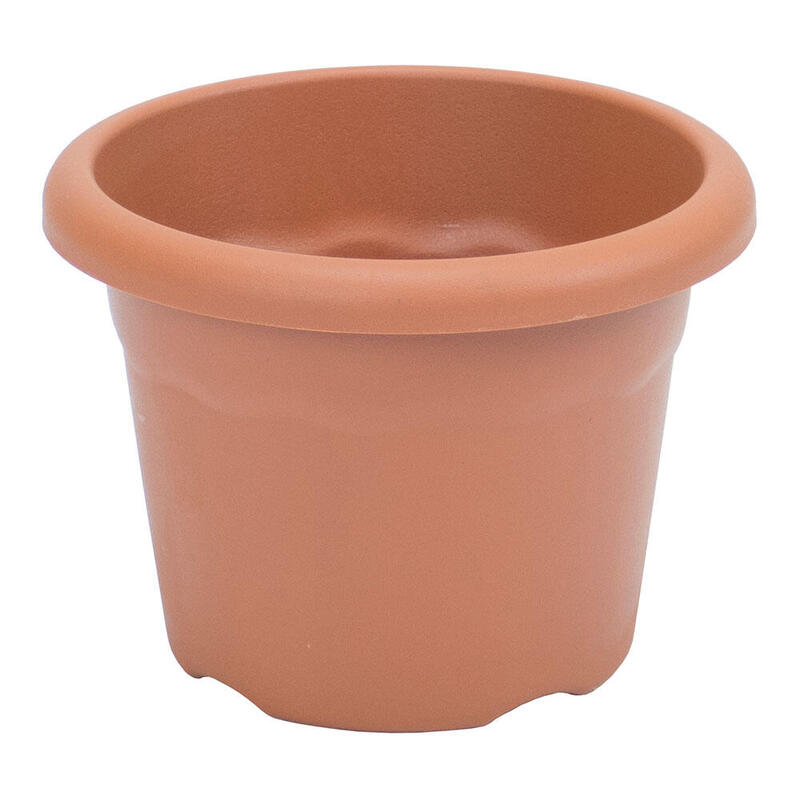 Pack De 6 Unidades - Maceta De Inyeccion Color Terracota Ø18cm Plastiken