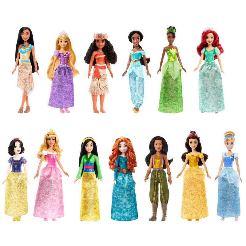 Pack De 6 Unidades - Muñeca Princesas Disney Surtido