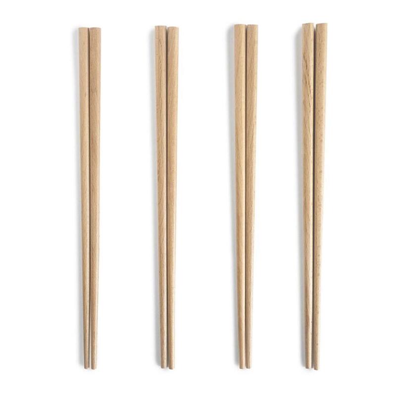Pack De 6 Unidades - Palillos Chinos De Madera, 24 Cm, 8 Uds