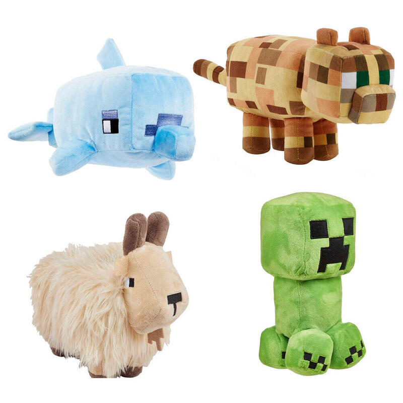 Pack De 6 Unidades - Peluche Minecraft 20cm Surtido