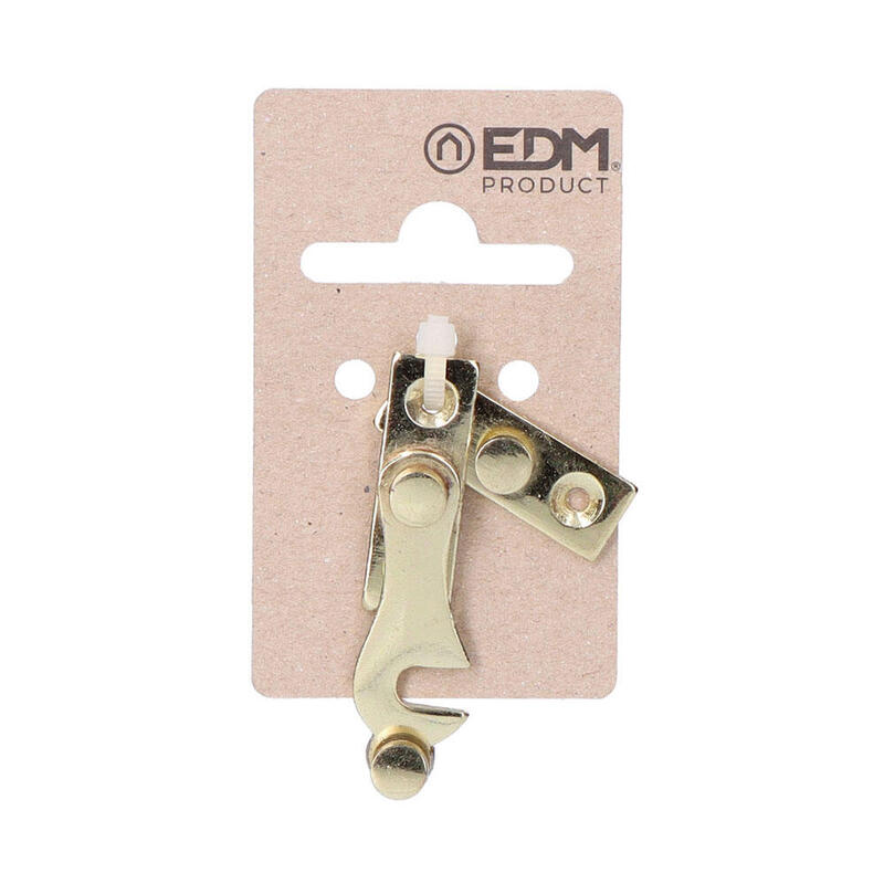 Pack De 6 Unidades - Pestillo Derecho Hierro Latón 4cm