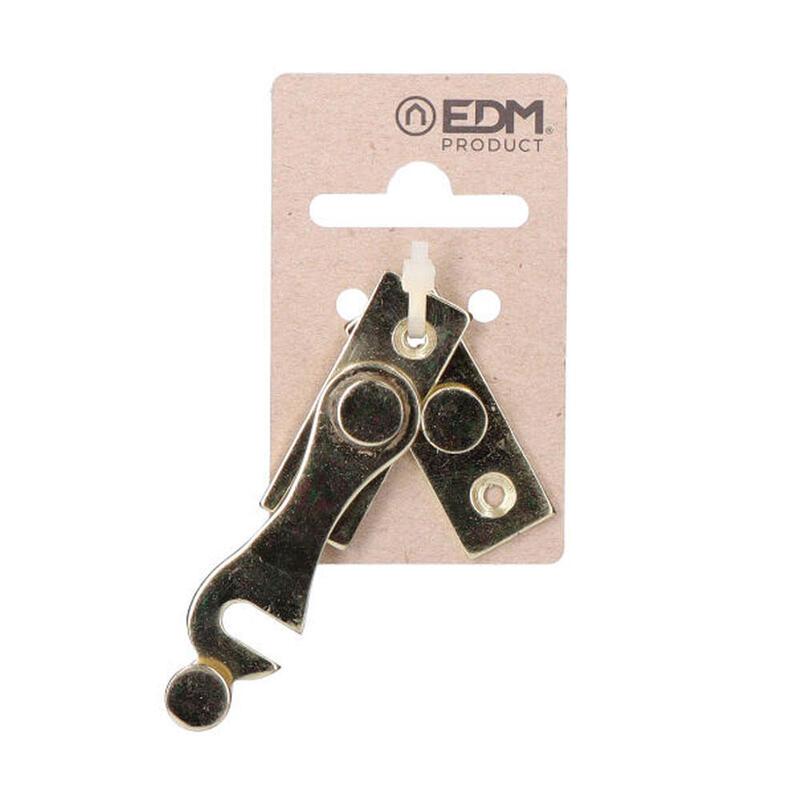 Pack De 6 Unidades - Pestillo Mano Derecha Hierro Latón 6cm