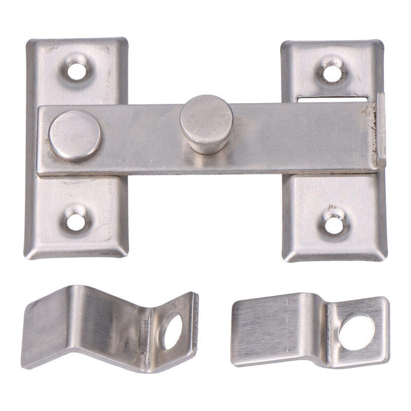 Pack De 6 Unidades - Pestillo Reversible Acero Inox 8cm