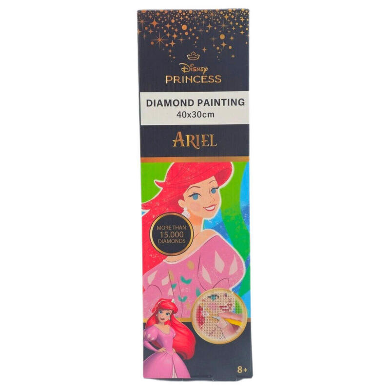 Pack De 6 Unidades - Pinta Con Diamantes La Sirenita Disney