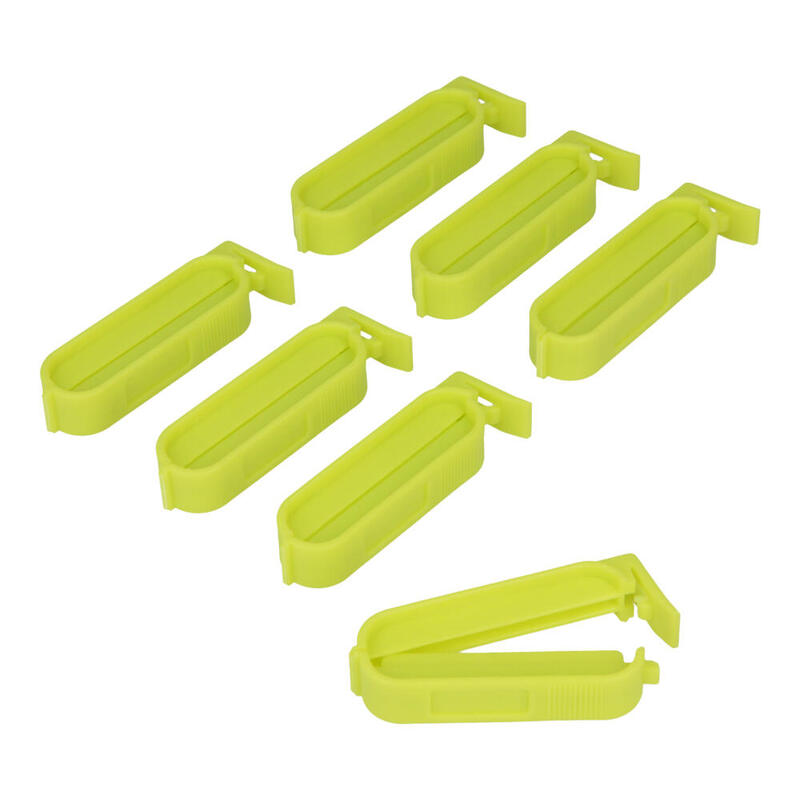 Pack De 6 Unidades - Pinza Cierrabolsas Pequeñas 6 Cm, Colores Surtidos, 7 Uds
