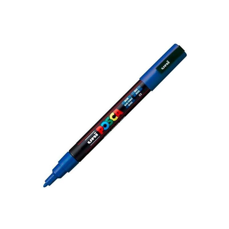 Pack De 6 Unidades Posca Marcador Pc-3m Punta Cónica 0,9 - 1,3 Mm Azul