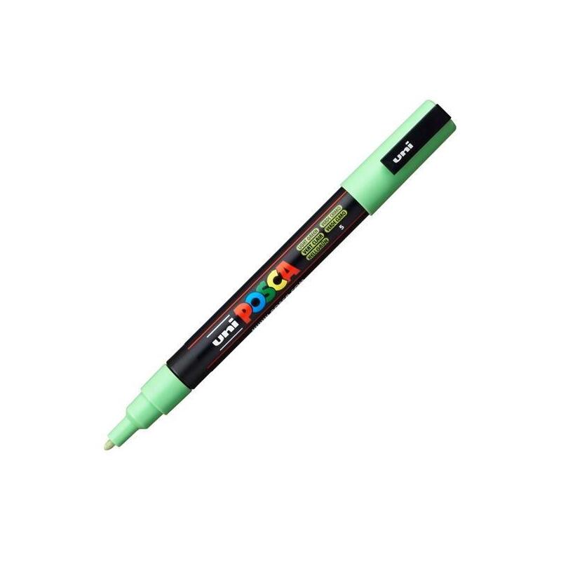 Pack De 6 Unidades Posca Marcador Pc-3m Punta Cónica 0,9 - 1,3 Mm Verde Claro