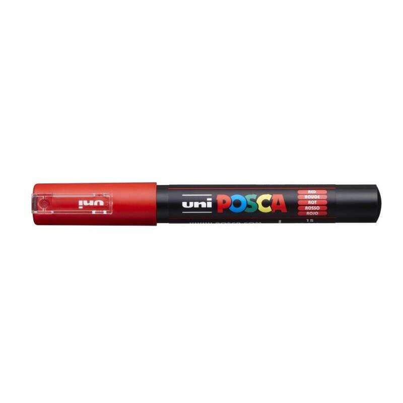 Pack De 6 Unidades Posca Pc-1m Marcador De Pintura - Punta Conica 0.7mm - Tinta Base Al Agua - No Permanente -