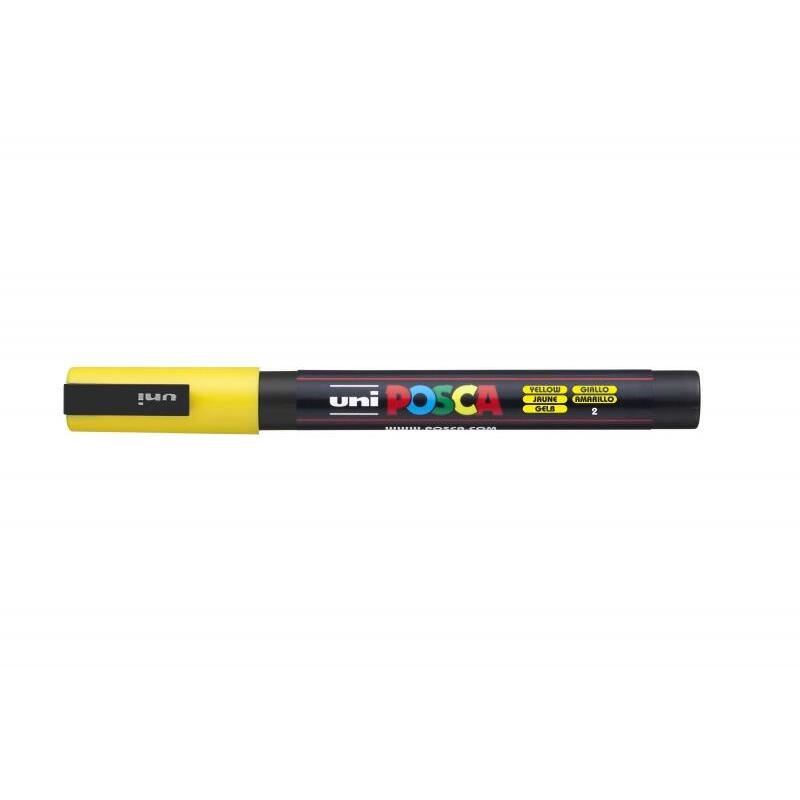 Pack De 6 Unidades Posca Pc-3m Marcador De Pintura - Base Al Agua - Punta Conica De 0.9-1.3mm - No Permanente -