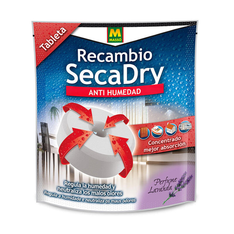 Pack De 6 Unidades - Recambio Secadry Tableta 450 G