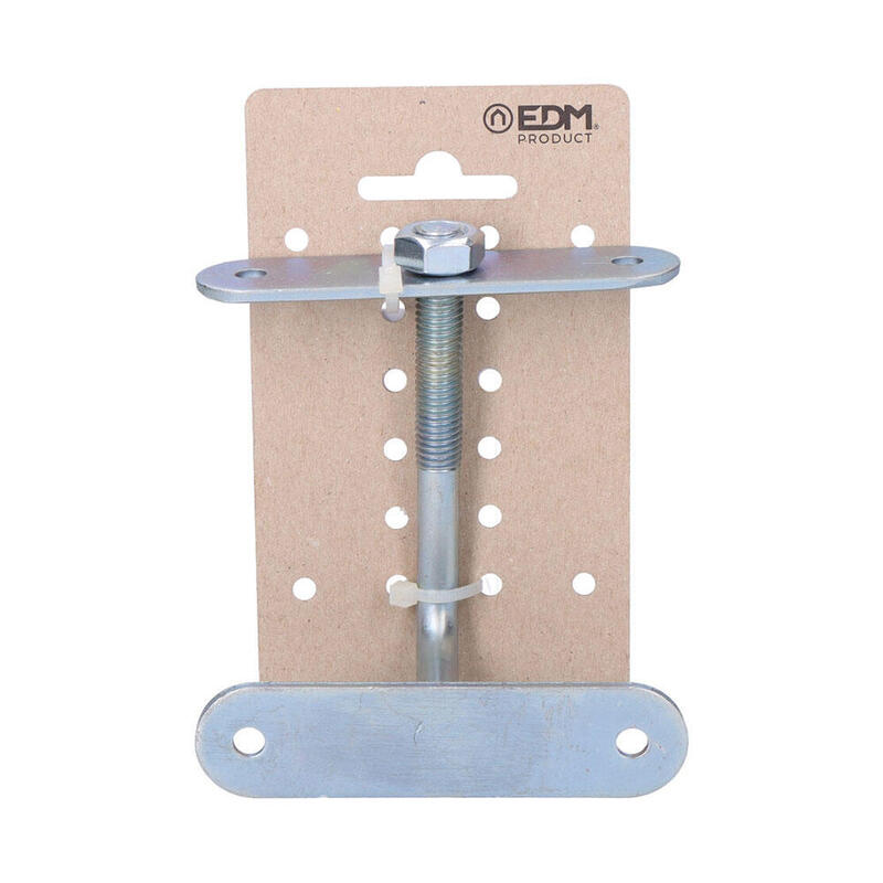 Pack De 6 Unidades - Soporte Barandilla Regulable Zinc Cromado