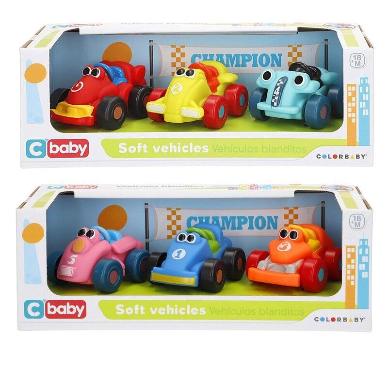 Pack De 6 Unidades - Vehiculos Blanditos Surtido