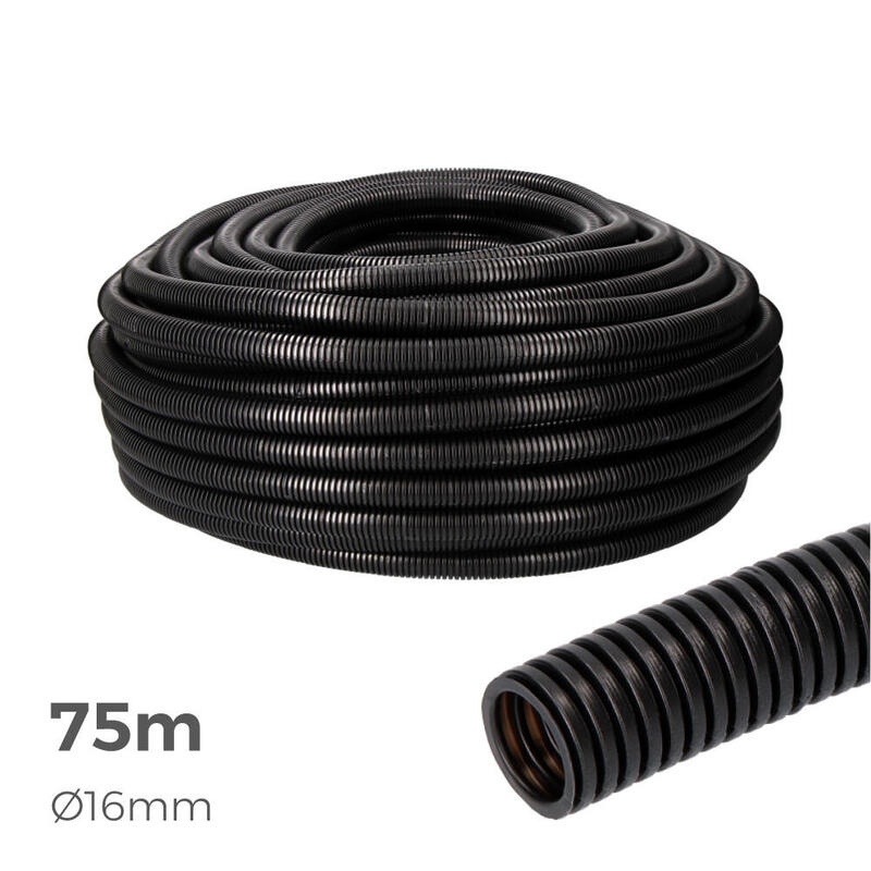 Pack De 75 Unidades - Corrugado Para Interior Medida 16mm Ce M-25 Euro/Mts