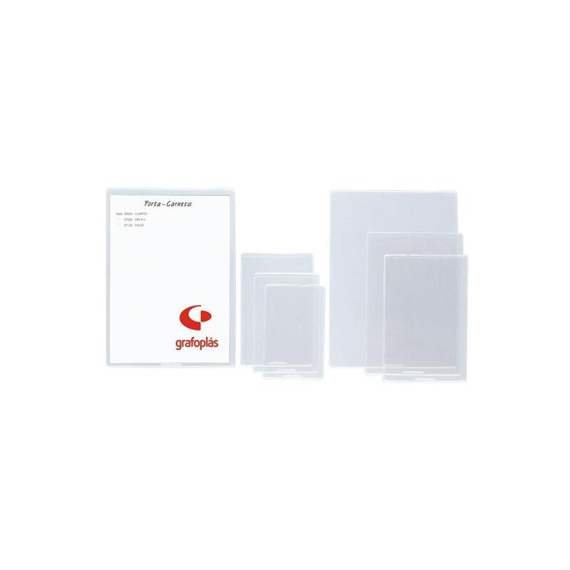Pack De 75 Unidades Grafoplas Fundas Portadocumentos 322x218mm Con Uñero Pvc Piel De Naranja 150 Micras Transparente