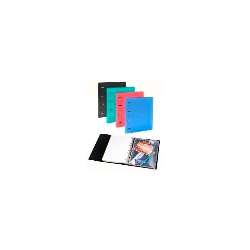 Pack De 8 Unidades Carchivo Carpeblock Carpeta Foam Style Pp Rígido A4 Anillas Mixtas 4x35mm C/Recambio 120h C/4x4 Surtido