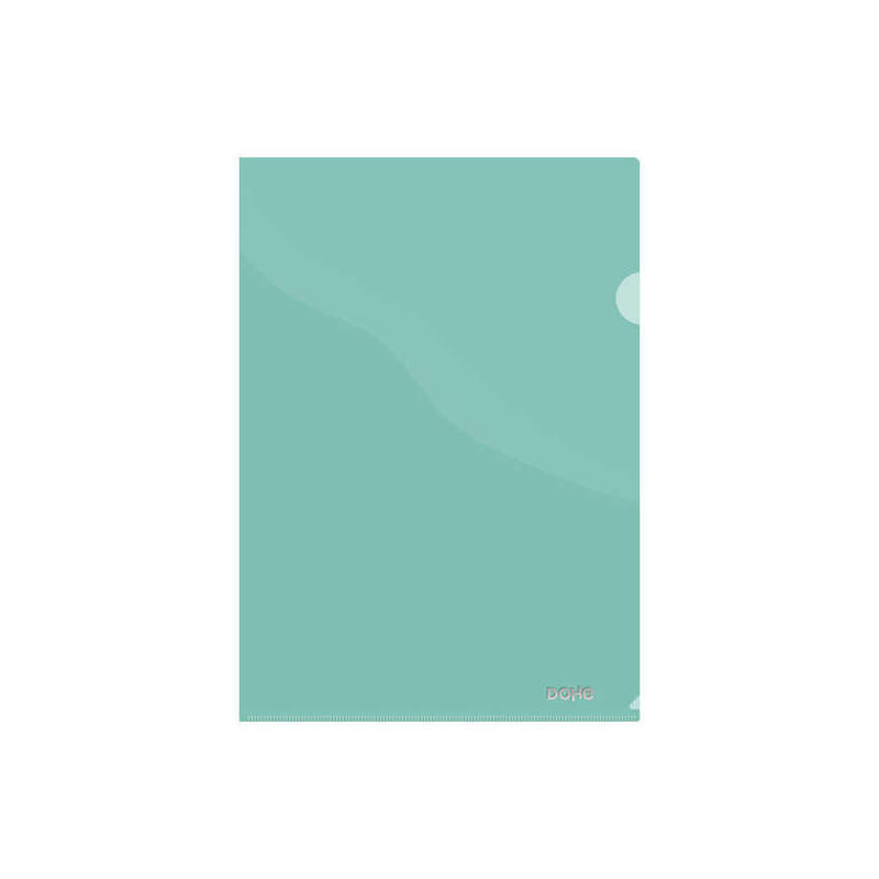 Pack De 8 Unidades Dohe Dossier Uñero En Tamaño Din A4 - 210x297mm - Fabricado En Polipropileno Translucido De 180