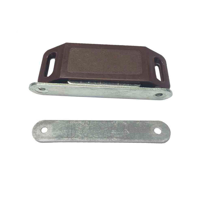 Pack De 8 Unidades - Imán Para Puerta Marrón (2 Piezas) 75 X 15 X 24 Mm
