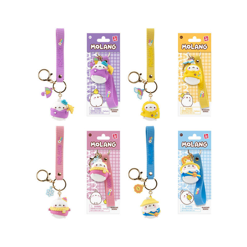 Pack De 9 Unidades - Llavero Figura Weather Molang Surtido