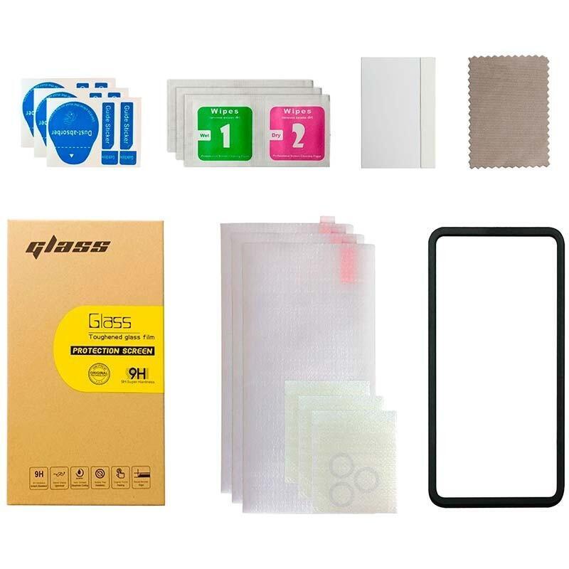 Pack De Accesorios Iphone 15 Con 3 Protectores De Pantalla + 3 Protectores De Cámara + Funda Bumper