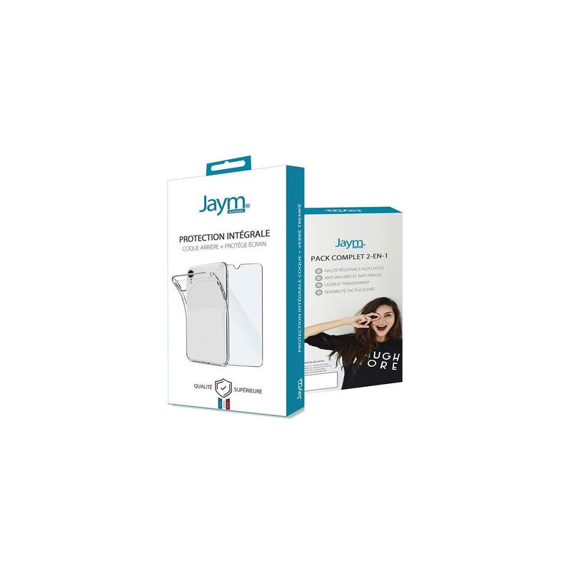 Pack Integral De Funda Flexible + Cristal Templado 9h 2.5d Para Apple Iphone 12 Pro Max (6.7) - Jaym®**